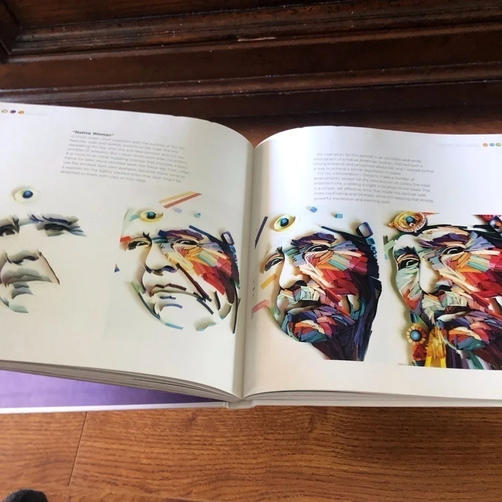 Painting with Paper: Paper on the Edge hardcover book coffee table